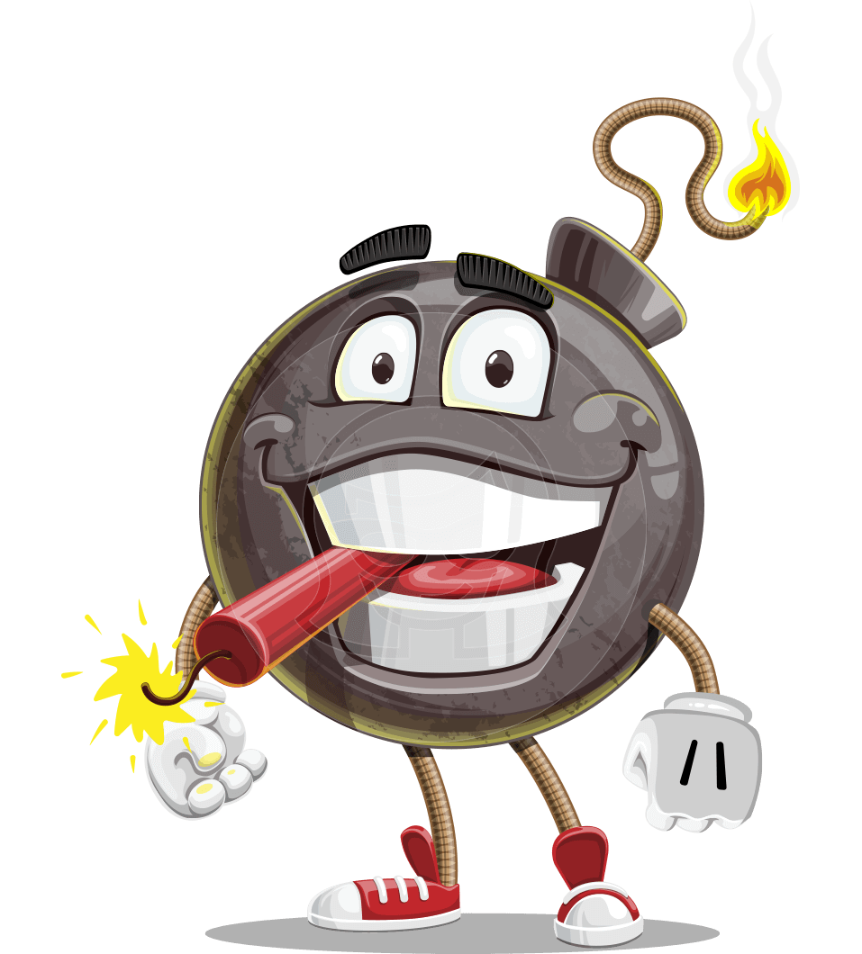 Bomb Cartoon Character - 112 stock vector images